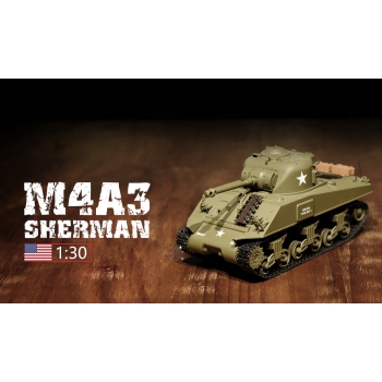 Ferngesteuerter Soundpanzer 1:30 U.S. M4A3 Sherman RTR 2,4 GHz – Heng Long 3841-01